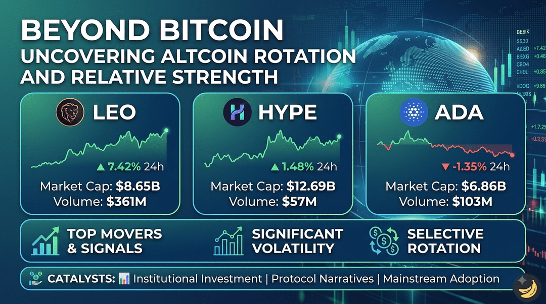 Beyond Bitcoin: Uncovering Altcoin Rotation and Relative Strength