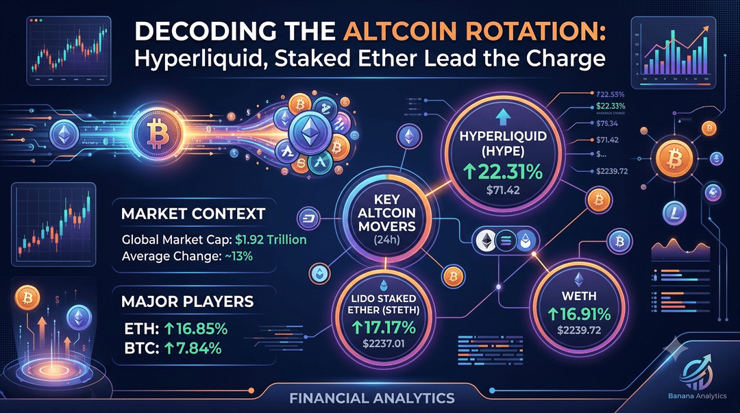 Decoding the Altcoin Rotation: Hyperliquid, Staked Ether Lead the Charge