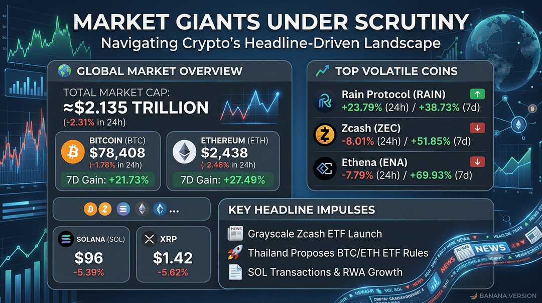 Market Giants Under Scrutiny: Navigating Crypto's Headline-Driven Landscape