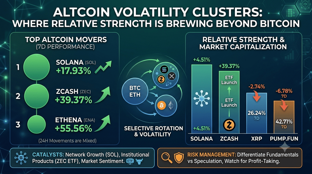Altcoin Volatility Clusters: Where Relative Strength is Brewing Beyond Bitcoin