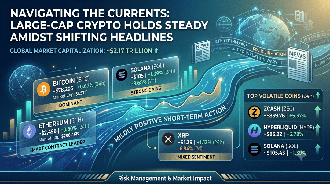 Navigating the Currents: Large-Cap Crypto Holds Steady Amidst Shifting Headlines