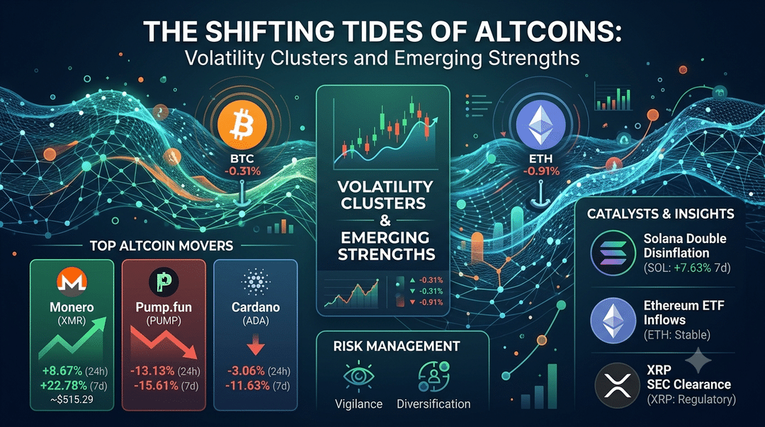The Shifting Tides of Altcoins: Volatility Clusters and Emerging Strengths