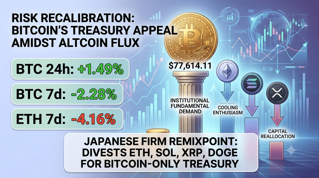 Risk Recalibration: Bitcoin's Treasury Appeal Amidst Altcoin Flux