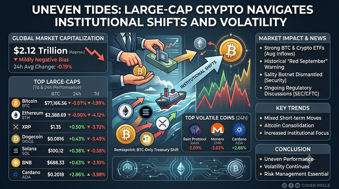 Uneven Tides: Large-Cap Crypto Navigates Institutional Shifts and Volatility