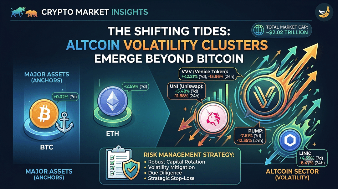 The Shifting Tides: Altcoin Volatility Clusters Emerge Beyond Bitcoin
