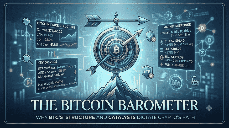 The Bitcoin Barometer: Why BTC's Structure and Catalysts Dictate Crypto's Path