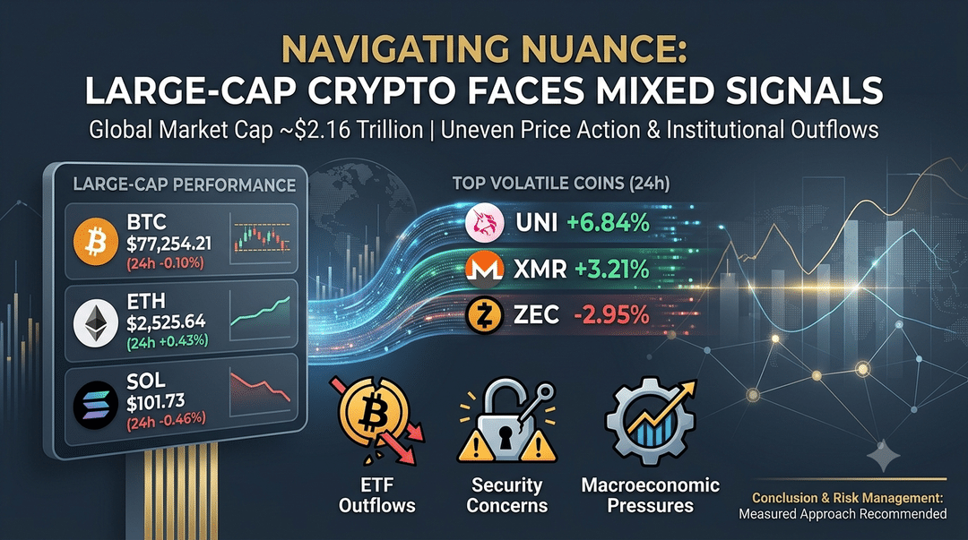 Navigating Nuance: Large-Cap Crypto Faces Mixed Signals Amid ETF Outflows and Security Concerns