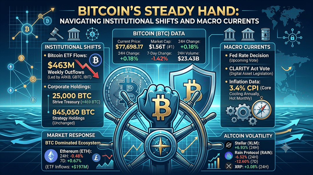 Bitcoin's Steady Hand: Navigating Institutional Shifts and Macro Currents