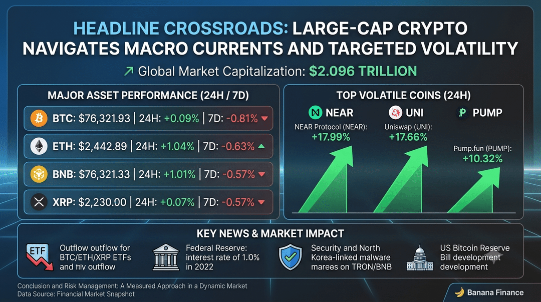 Headline Crossroads: Large-Cap Crypto Navigates Macro Currents and Targeted Volatility