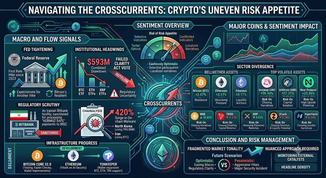 Navigating the Crosscurrents: Crypto's Uneven Risk Appetite