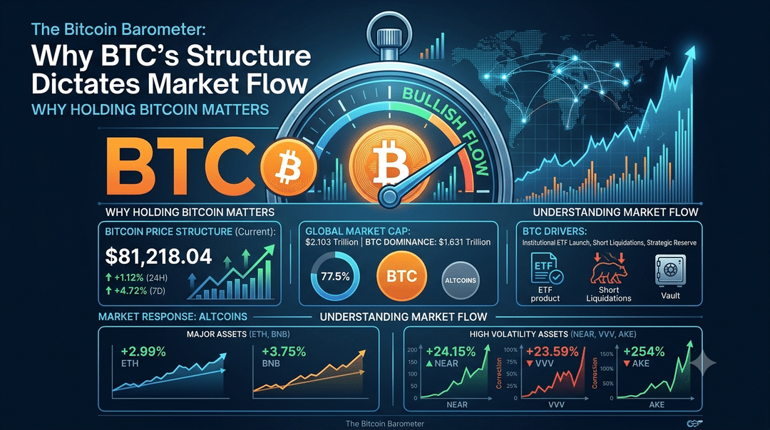 The Bitcoin Barometer: Why BTC's Structure Dictates Market Flow