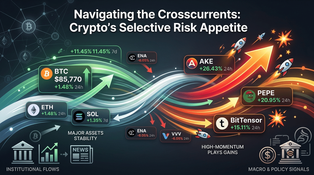 Navigating the Crosscurrents: Crypto's Selective Risk Appetite