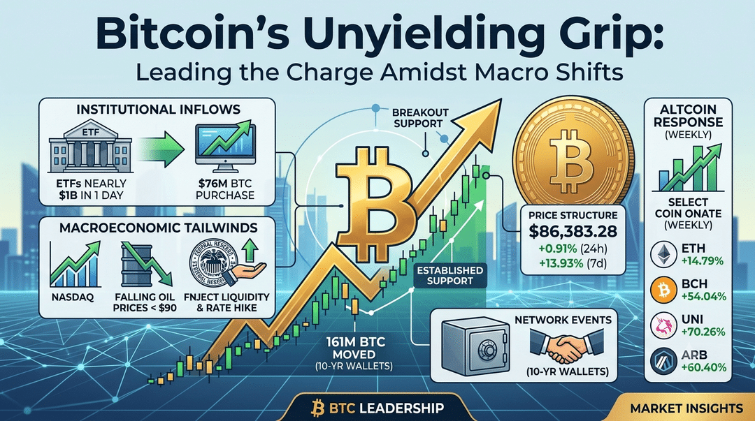 Bitcoin's Unyielding Grip: Leading the Charge Amidst Macro Shifts