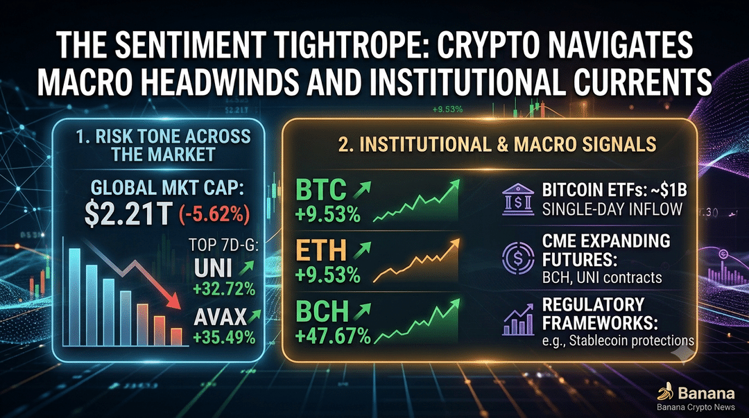 The Sentiment Tightrope: Crypto Navigates Macro Headwinds and Institutional Currents