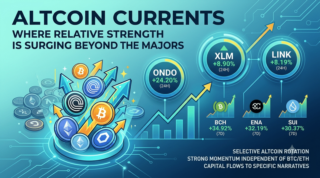 Altcoin Currents: Where Relative Strength is Surging Beyond the Majors