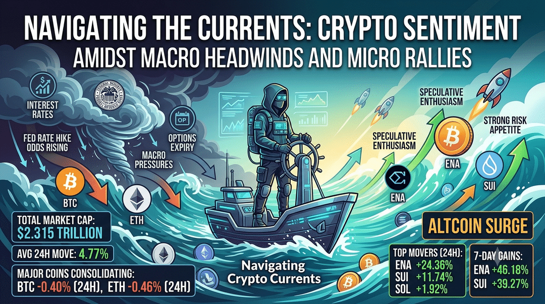 Navigating the Currents: Crypto Sentiment Amidst Macro Headwinds and Micro Rallies