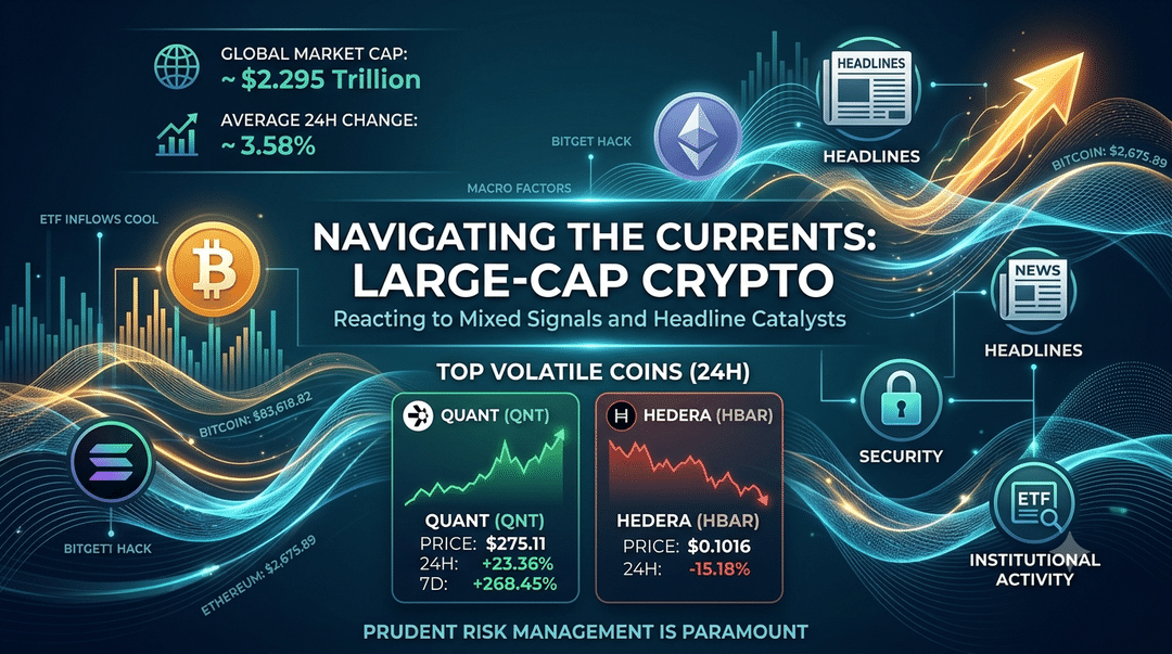 Navigating the Currents: Large-Cap Crypto Reacts to Mixed Signals and Headline Catalysts