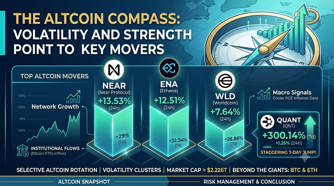 The Altcoin Compass: Volatility and Strength Point to Key Movers