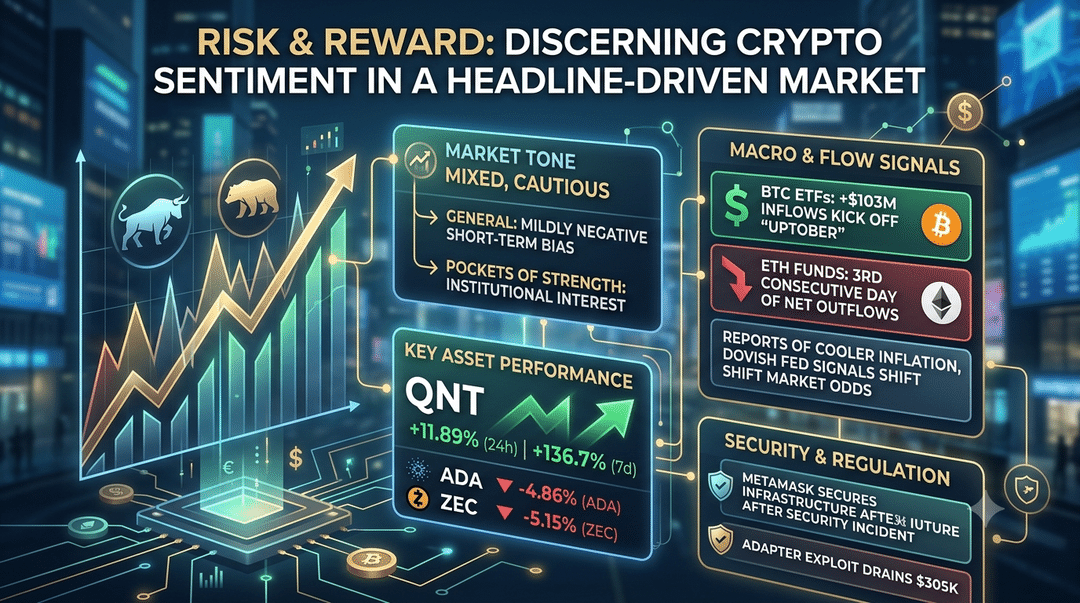 Risk & Reward: Discerning Crypto Sentiment in a Headline-Driven Market