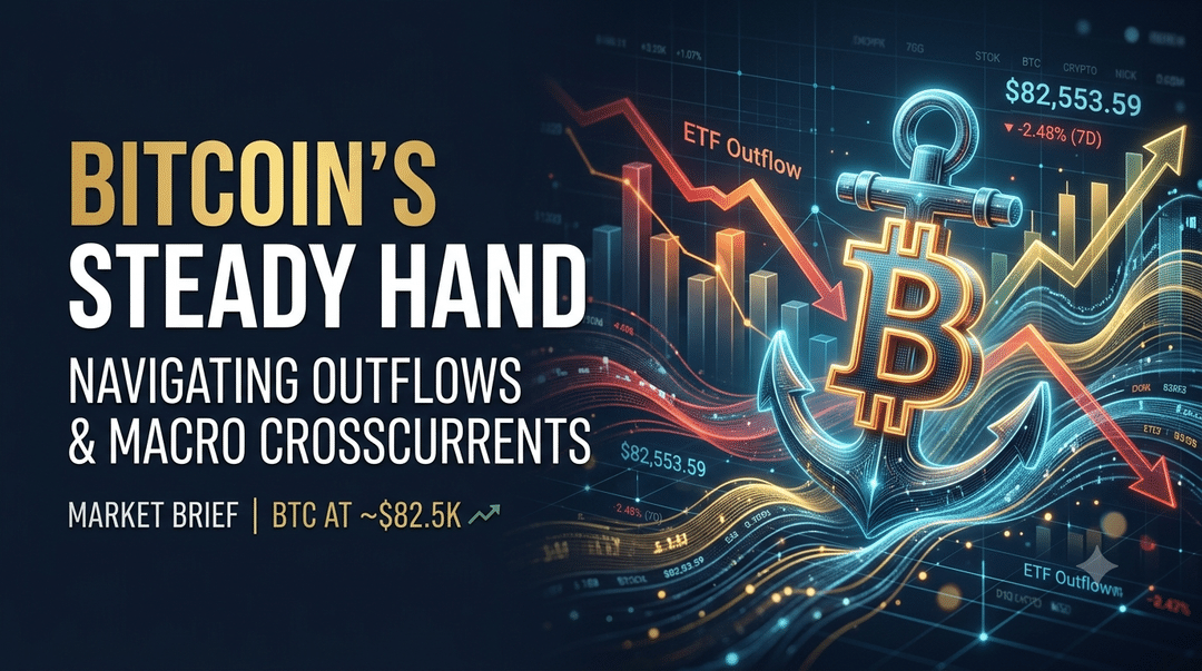 Bitcoin's Steady Hand: Navigating Outflows and Macro Crosscurrents