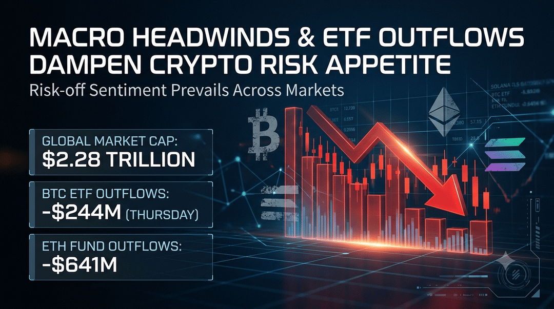 Macro Headwinds and ETF Outflows Dampen Crypto Risk Appetite