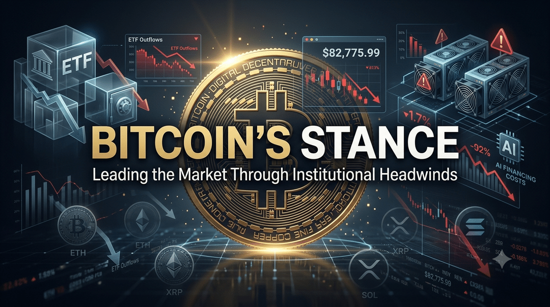 Bitcoin's Stance: Leading the Market Through Institutional Headwinds