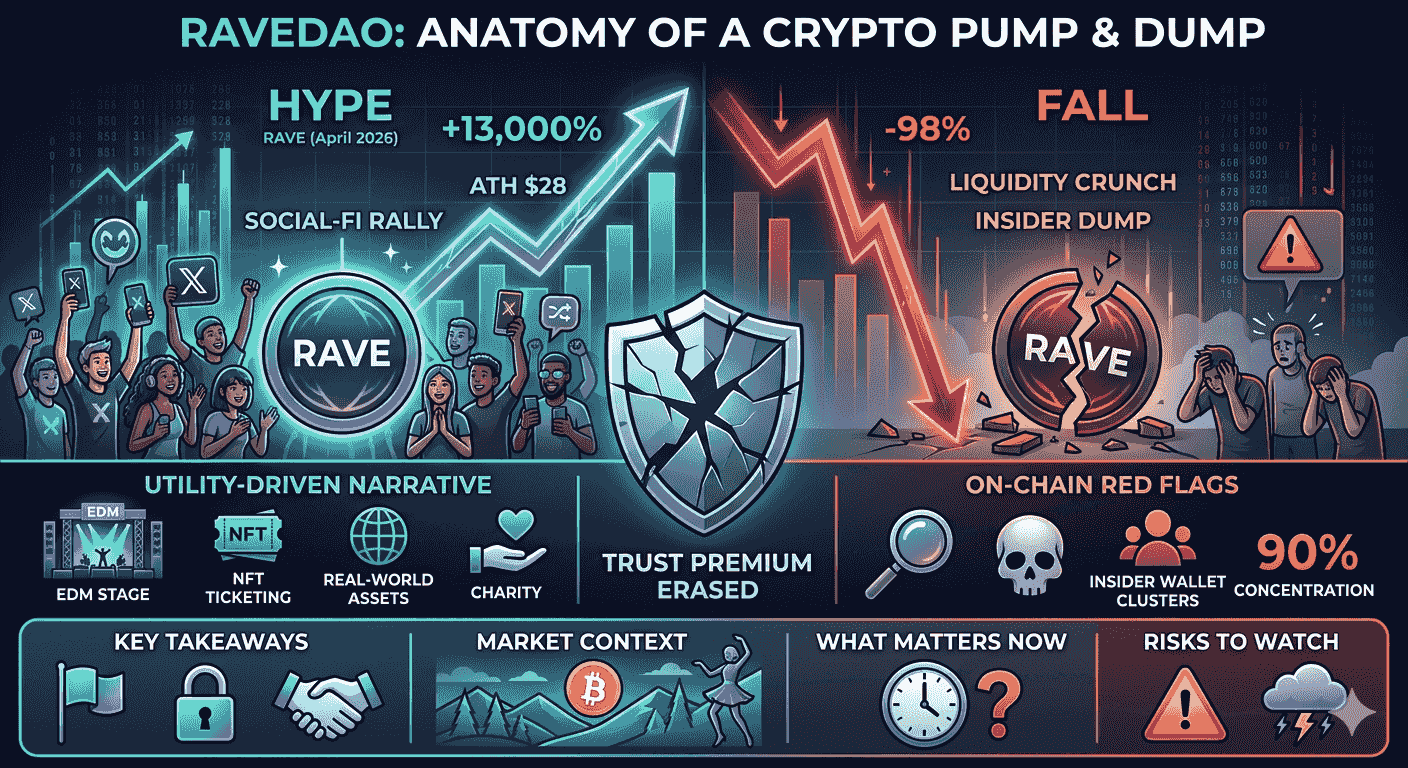 RaveDAO (RAVE): A Case Study in Web3 Hype and the Anatomy of a Liquidity Crunch